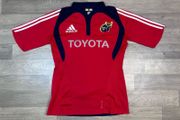 Vintage 2007 Adidas Munster Player Issue Rugby Jersey Shirt Mens Large Tight Fit