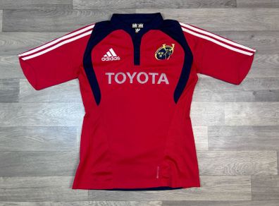Vintage 2007 Adidas Munster Player Issue Rugby Jersey Shirt Mens Large Tight Fit