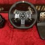 logitech steering wheel ,pedals ,gear stick Image 2