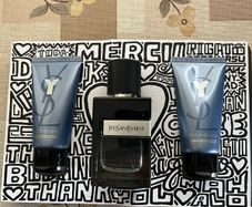 Yves Saint Laurent Y Mens Gift Set - EDP + Shower Gel + After Shave