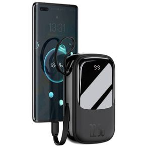 Digital Display Smart Power bank 20000mAh 22,5W USB / USB Type C / USB Type C cable Quick Charge SCP AFC FCP PPQD