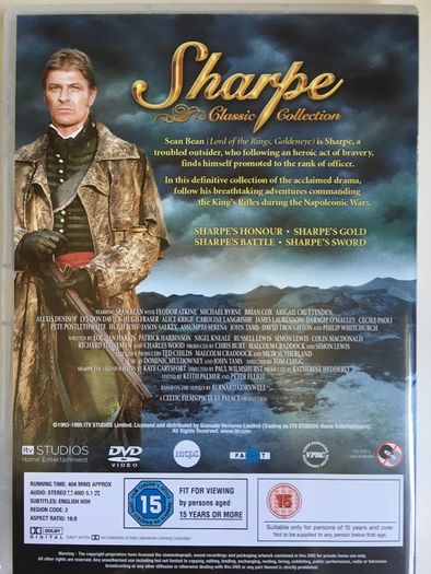 Sharpe [Classic Collection Boxset 1993-1997] Sean Bean [DVD TV Boxsets]