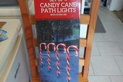 Set of 4 Candy Cane Path Lights