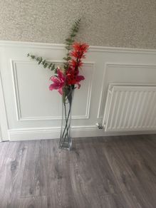 Tall Glass Vase