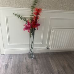 Tall Glass Vase