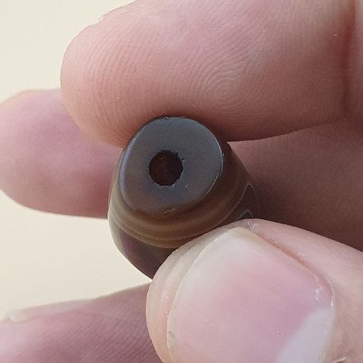 Vintage Natural Eye Suliemani Agate Bead Amulet