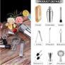Cocktail Shaker Set 350ml Bartender Bar Tool Kit Image 2