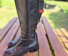 Roby and Pier Italian Leather Boots, Size UK4, EU37 - Wide Fit, AV