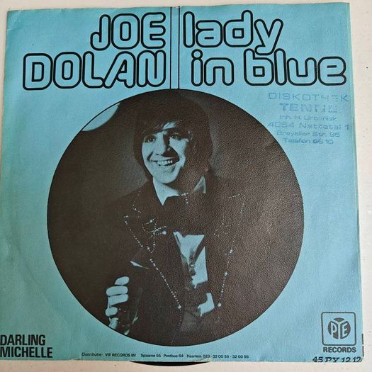 Joe Dolan, Lady in Blue French PS  7"