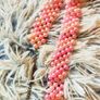 Handmade Beaded Light Pink Choker Image 3