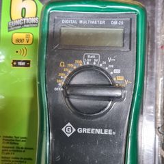Greenlee DM-25 CATIII 600V Manual Ranging Digital Multimeter