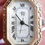 Ross Simons Vintage Multi-Stone Cameo Slide Charm Wrist Watch Gold Plated Watch Image 7