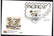 1997 Ireland Pacific 1997 including pintail duck Definitive Stamp Miniature Sheet An Post First Day Cover (FDC) with San Francisco Cancel