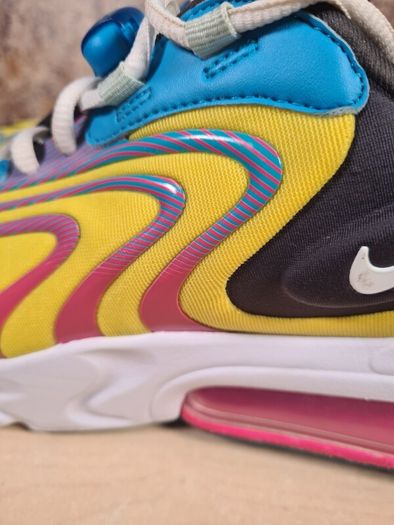 mens NIKE AIR MAX 270 REACT ENG Laser Blue watermelon trainers runners Size UK 9 EU 44 2019