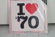 I Love 70's card and cd