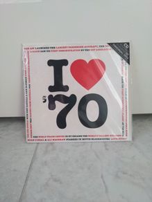 I Love 70's card and cd