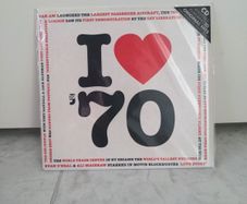 I Love 70's card and cd