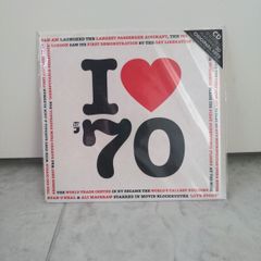 I Love 70's card and cd