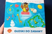 An educational game . Includes a small board and cards.