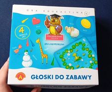 An educational game . Includes a small board and cards.