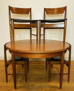 Mid century G plan table and chairs