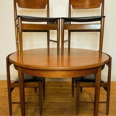 Mid century G plan table and chairs