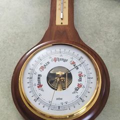 German-made barometer with thermometer