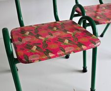 Upcycled Vintage School Chairs