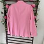 blazer Bnwt Bershka size large pink single breasted jacket Image 8