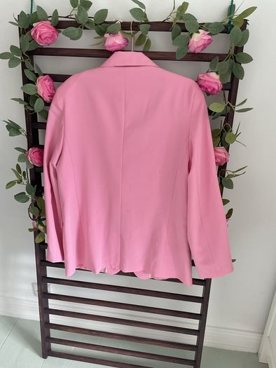 blazer Bnwt Bershka size large pink single breasted jacket
