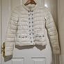 Pinko white puffer jacket crystal buttons Image 2