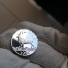 1990 Ireland Silver Proof 5 ECU Coin