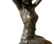 Swaying Dancer - Bronze, Signed