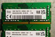 Hynix 32GB (2x16GB) DDR4 3200MhZ PC4-25600 Laptop memory