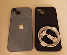 iPhone 14 Blue 87% Battery