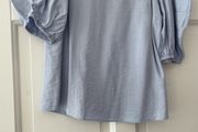 Pale blue size 10 top