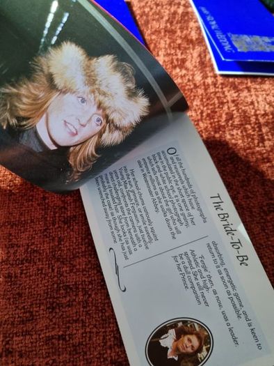 1986 Royal Wedding four booklets