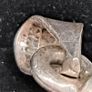 Vintage sterling silver teardrop perfume snuff pendant Image 5