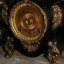 Antique 1882 Ansonia Heavy Cast Iron Shelf Clock Case 12" X 6,2" H-23" Image 10