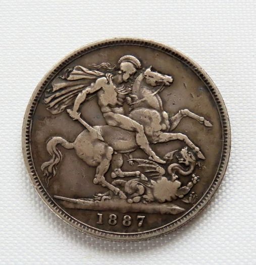 1887 Silver Crown Victorian Key Date