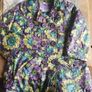 Beautiful Warm M&S Girls Purple Floral Coat 2 to 3 Yrs Image 3