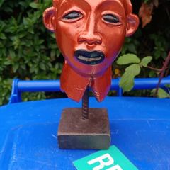Vintage Terracotta Bust on Stand