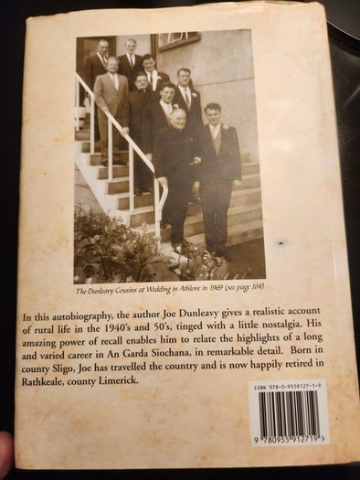 Joe Dunleavy. A Tour Of Duty. An Garda  Siochana. An Autobiography Of Life In An Garda Siochana. Signed First Edition Hardback With Dustjacket In Very Good Condition.