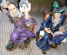 Vintage Wizard figurines
