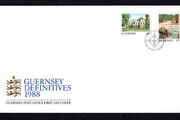 1988 Guernsey Bailiwick Views 12p &amp; 16p Definitive First Day Cover (FDC)