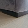 2 seater grey sofa Image 4