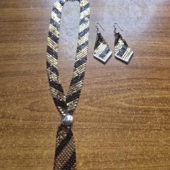 Vintage Necklace and Earrings Set