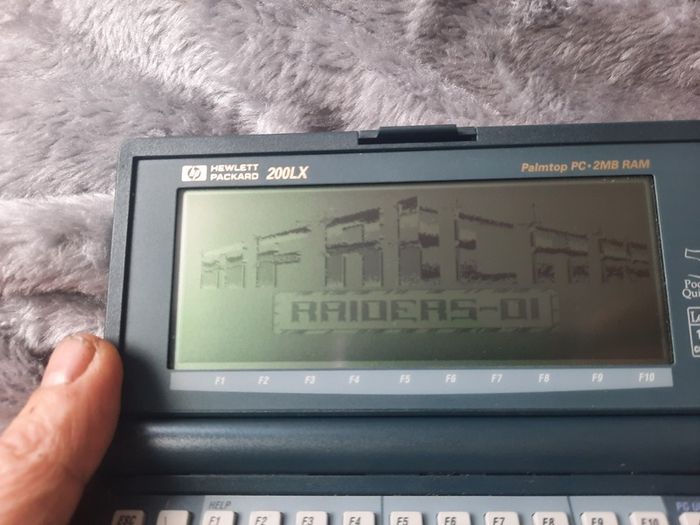 Vintage Dos computer palmtop Hp 200LX