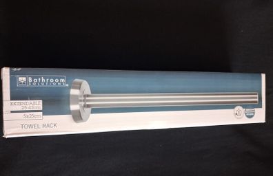 Brand New Bathroom Solutions Expandable Towel Rack & Fixtures - RRP - 16.99