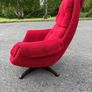 Mid-century vintage swivel armchair c1970 Image 6